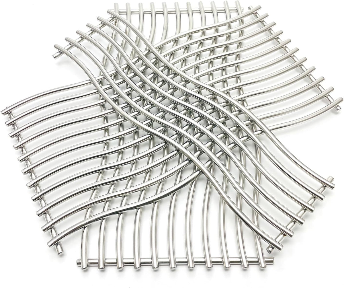16-3/4" Stainless Steel Waved Cooking Grates Replacement for Napoleon Triumph 410 Grid Gas Grill 3pack S87003