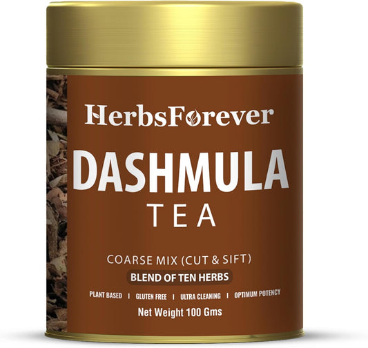Herbsforever Dashmula Tea Stress Relief and Nourishing Formula Herbal Tea Blend 100 GMS