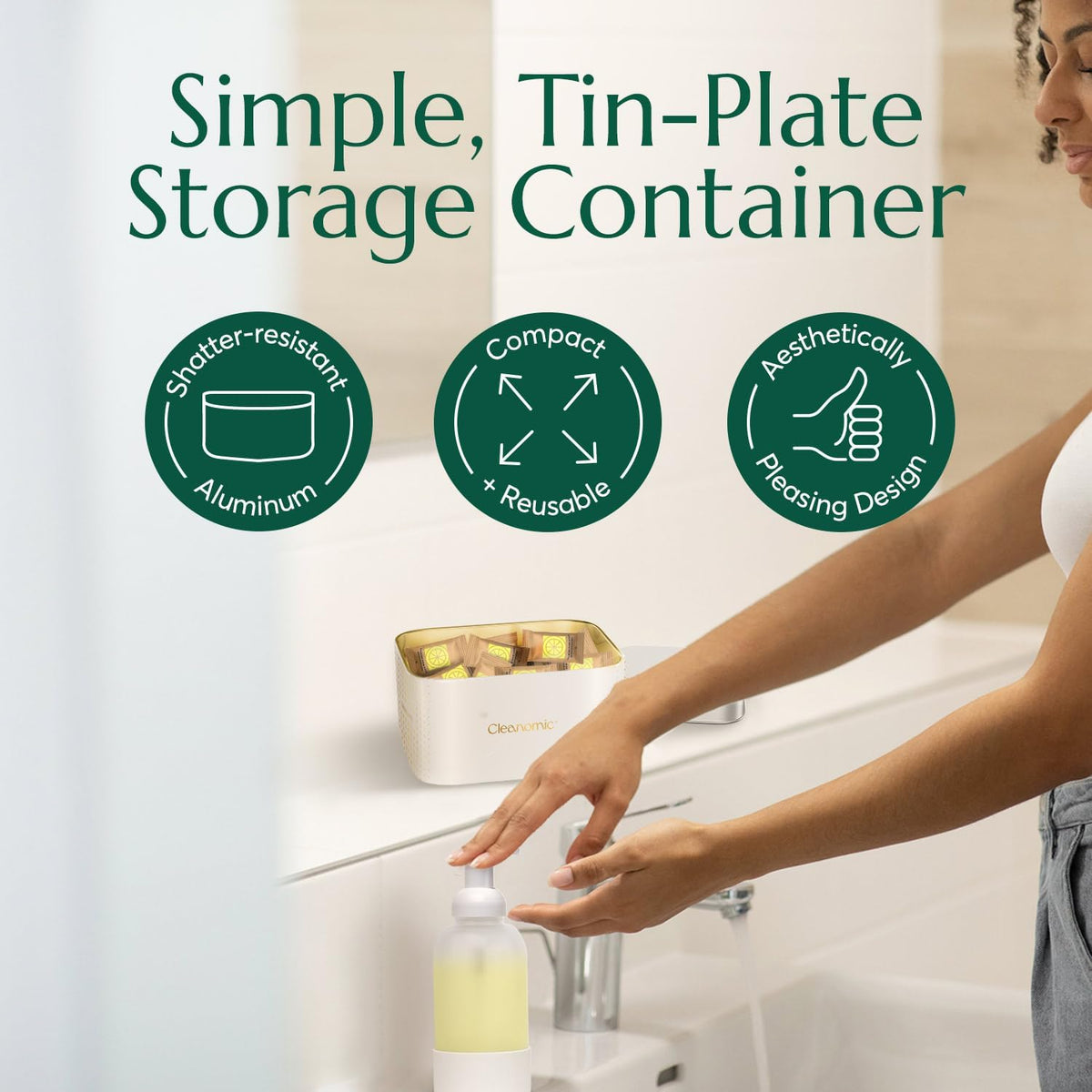 Cleanomic Dishwasher Pods and Tablet Tin Bundle