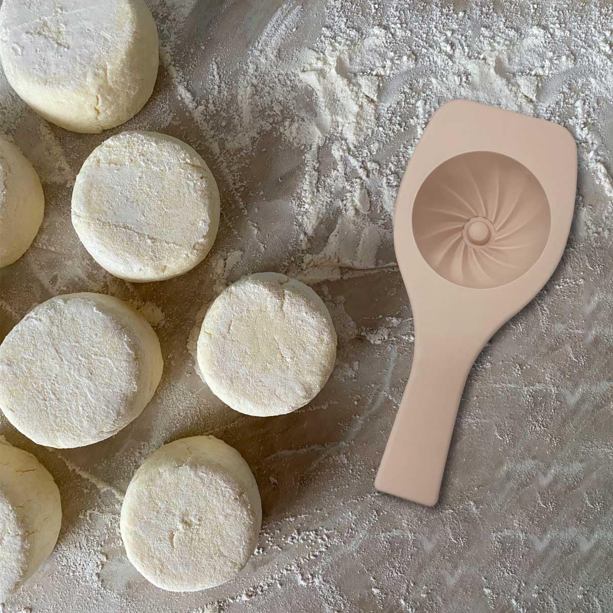 2Pcs DIY Steamed Bun Mold,Chinese Cake Cookie Stamp Baozii Maker for Home Kitchen Baking Cooking