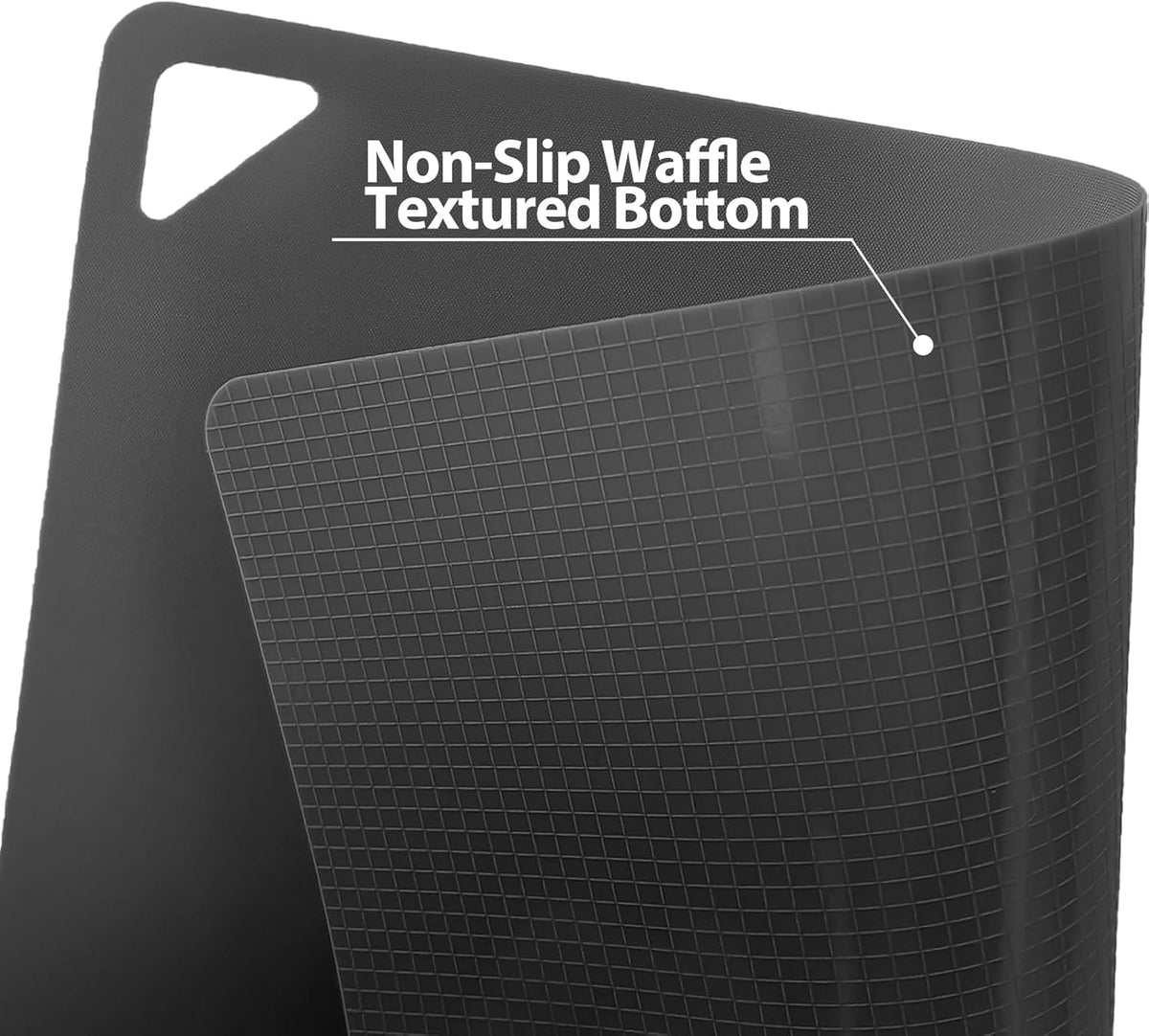 WK Flexible Plastic Cutting Boards Mats for Kitchen, Flexible Non Slip Cutting Mat, Thin Cutting Sheets, BPA Free, Dishwasher Safe, Multi Sizes