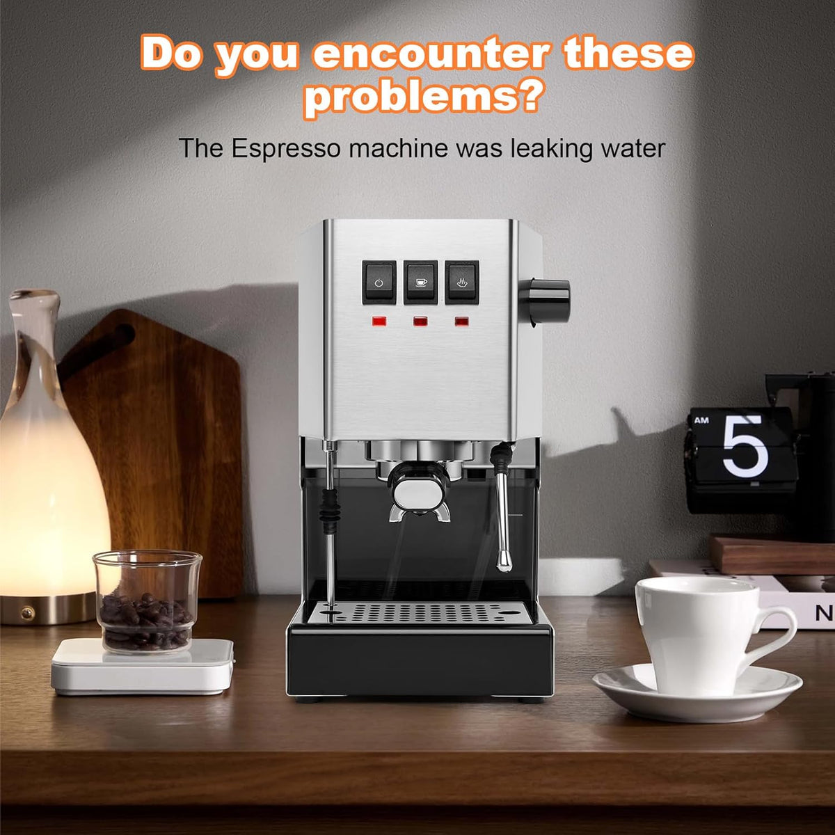 GA200IM Brass Tune Up Kit Compatible with Gaggia IMS Precision Screen, Stainless Shower Holder, Silicone Gasket fits Gaggia Coffee, Classic Coffee, Classic V1, Classic Pro V3, Carezza