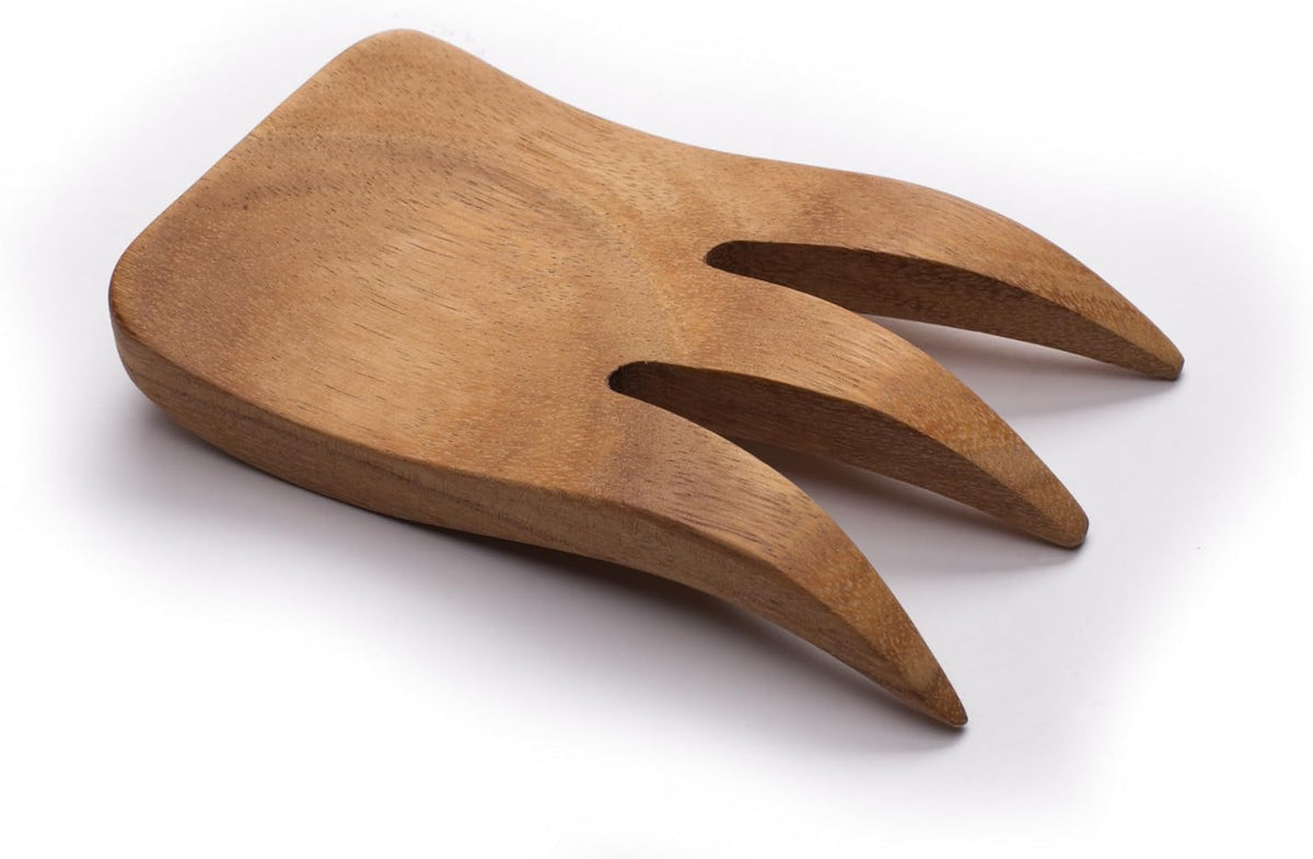 Ironwood Gourmet Kodiak, 1.5 x 3.75 x 6 inches, Bear Claw Salad Server Set, (28152)