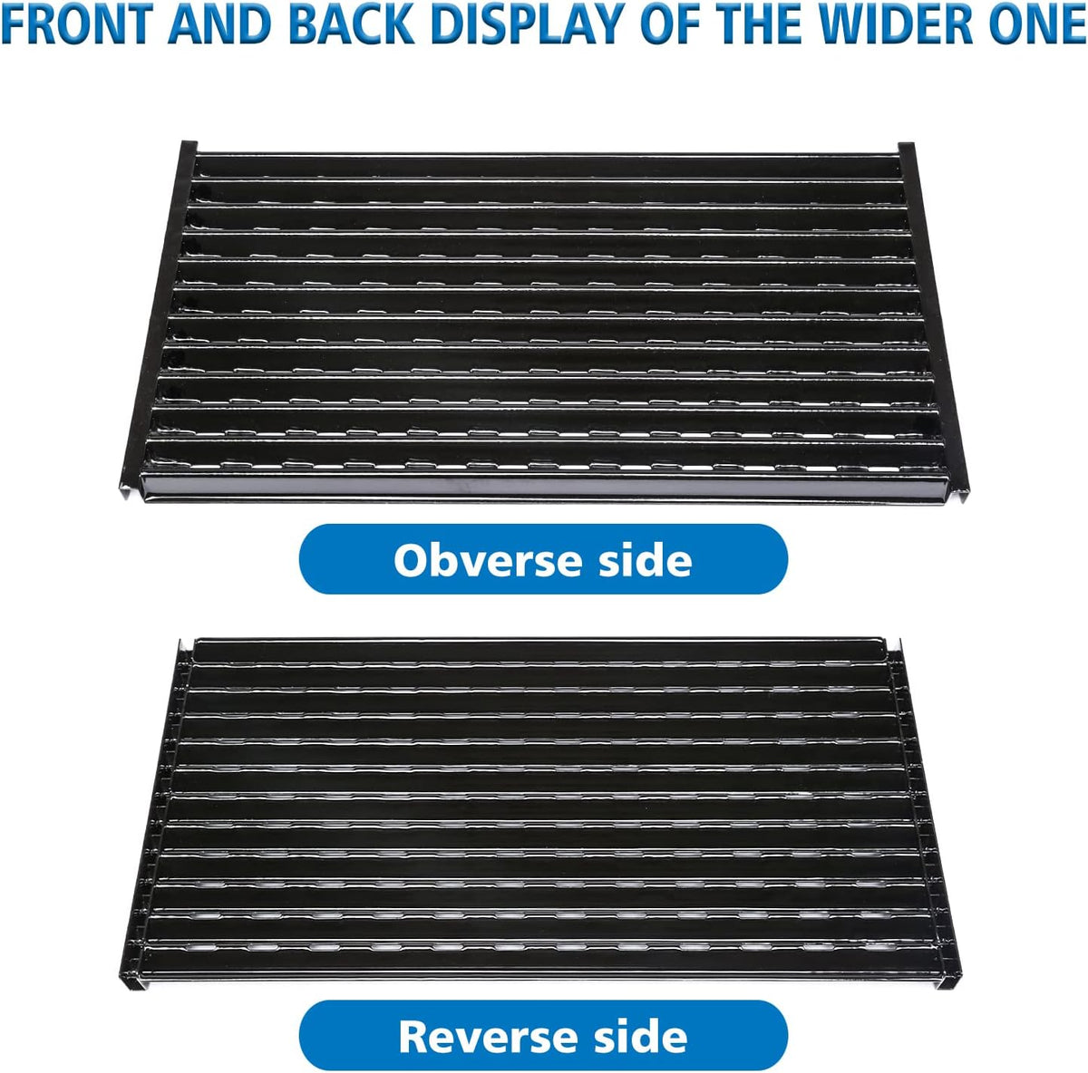 Grill Grates for CharBroil Performance Tru-Infrared 2 Burner 463633316 463672016 463672219 463370719 463672216 Gas Grills, Replacement Parts for CharBroil G460-0500-W1 Porcelain-Enameled Emitter Plate