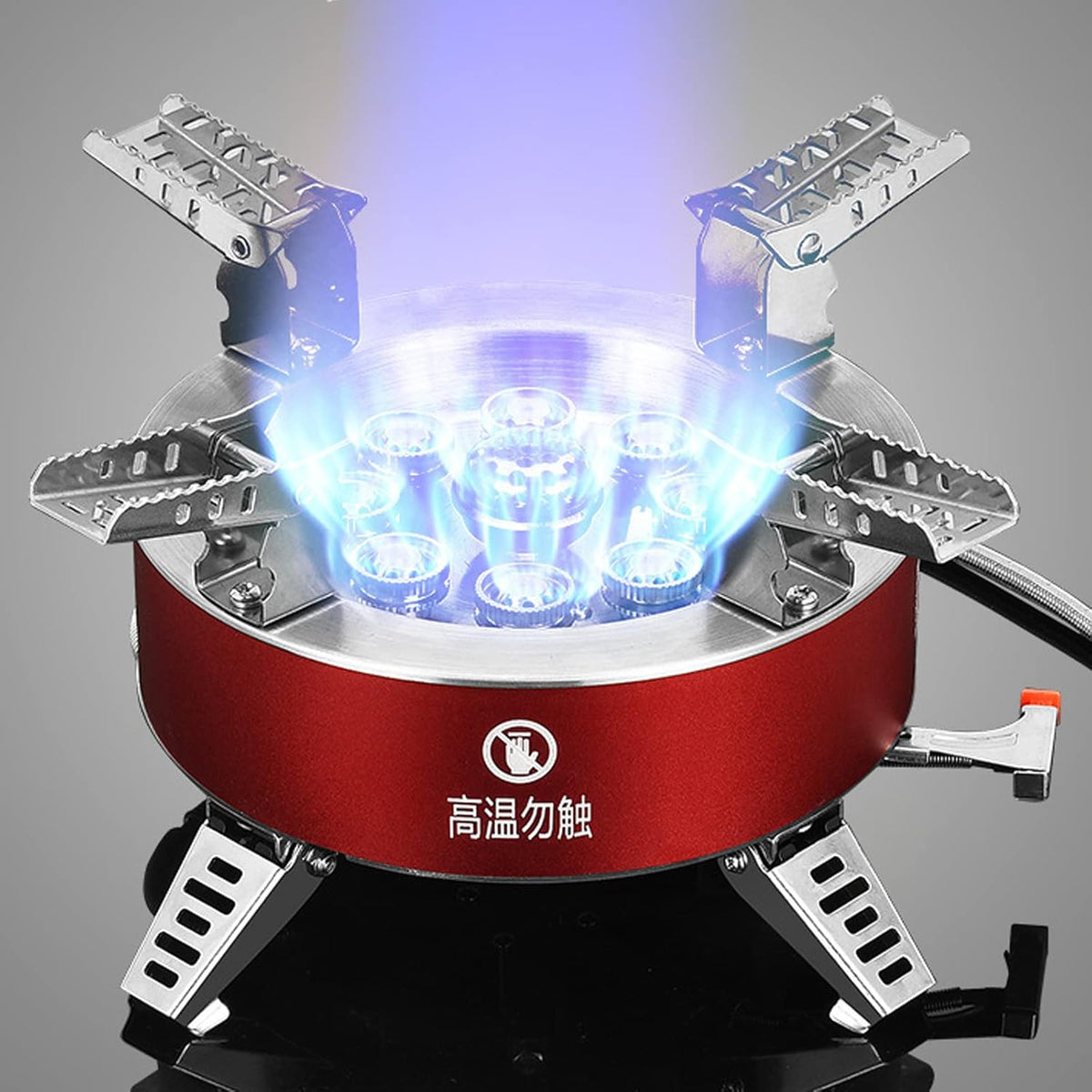 BULIN AirOka B18 Puls 23800W Alloy Portable Picnic Camping Stove Windproof Design Gas Cooking Burner with Piezo Ignition and Carrying Case Foldable Stove for Outdoor BackpackingHikingPicnicCar