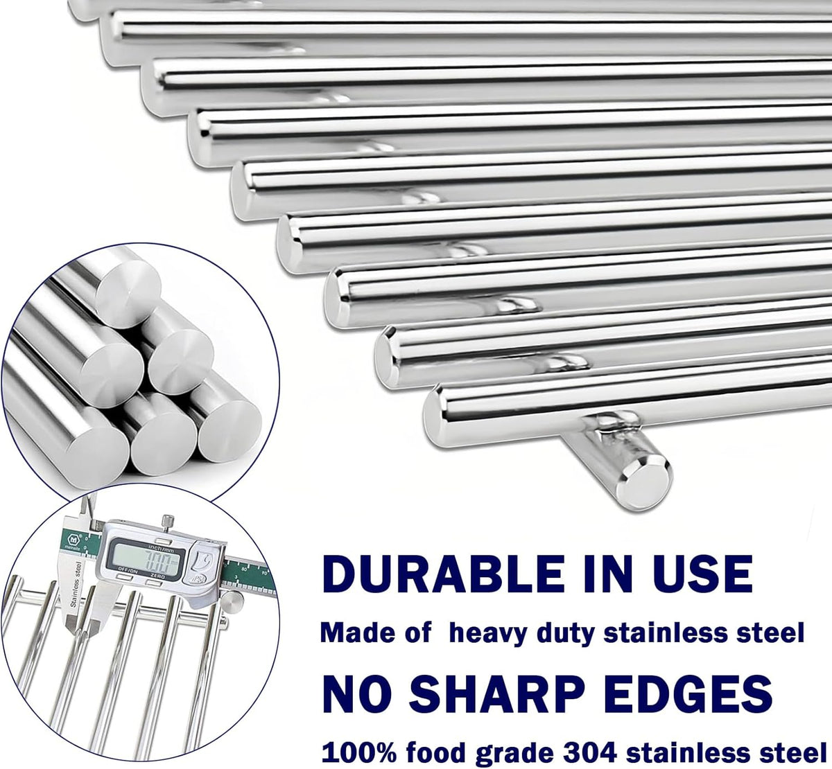 Genesis Grill Parts for Weber 300 Weber 310 Weber 330 Genesis E330 E310 S310 S330 EP330 S320 E320 Grill Parts, 17.5" Flavorizer Bars 7620 Genesis 7528 Grill Grates 7622 Heat Deflector Grill Accessory