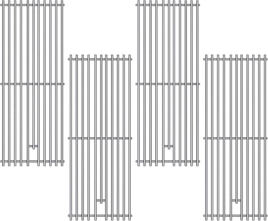 9MM 16517 Grill Grates Replacement for Bull Grill Replacement Parts, BBQ Bull Angus 4 Burner 47628 47629, Steer Premium 69008, Lonestar 87049, Bull Outlaw 26038 26039, Stainless Steel Grids