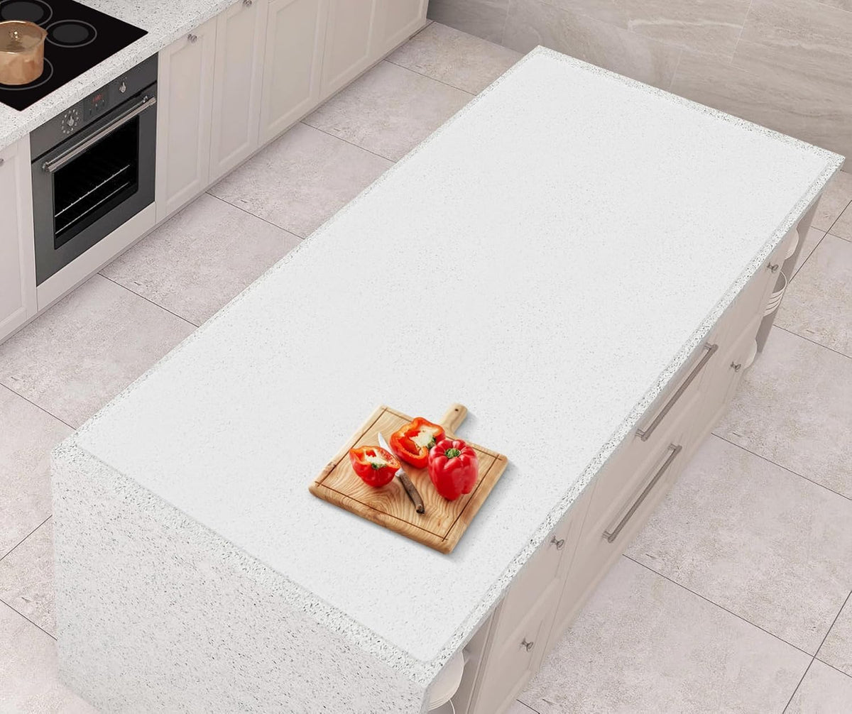 AECHY Silicone Mats for Kitchen Counter 47"x23.6"x0.08”, Largest Heat Resistant Mat Shipped Rolled Up Kitchen Island Silicone Countertop Protector Mat Nonslip Extra Large Counter Mat, Translucent