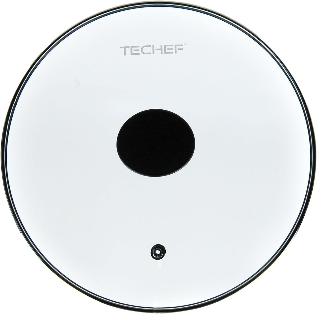 TECHEF 12 Inch Tempered Glass Lid – Lid for 12” Pans and Skillets – Steam Vent, Oven & Dishwasher Safe – Tempered Glass – Made in Korea