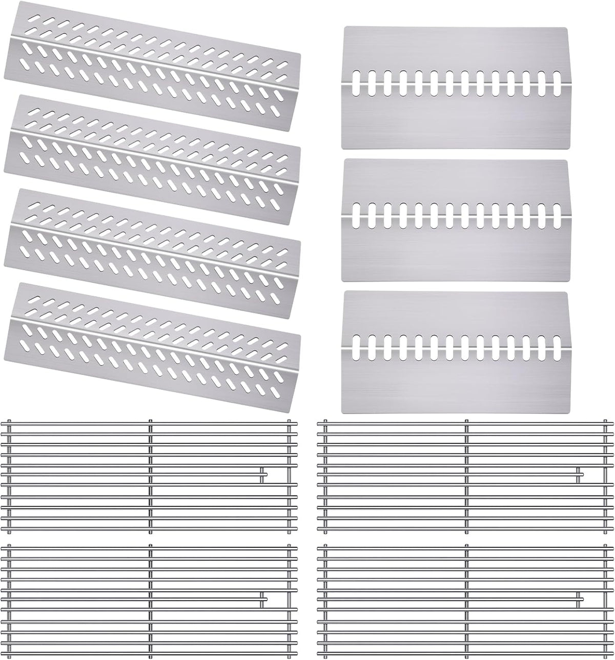 16GA Grill Heat Plates 9MM 16517 Grill Grates for 16631 16520 Bull Grill Replacement Parts, BBQ Bull Angus 4 Burner 47628 47629, Bull Outlaw 26038 26039, Steer Premium 69008, Lonestar 87049
