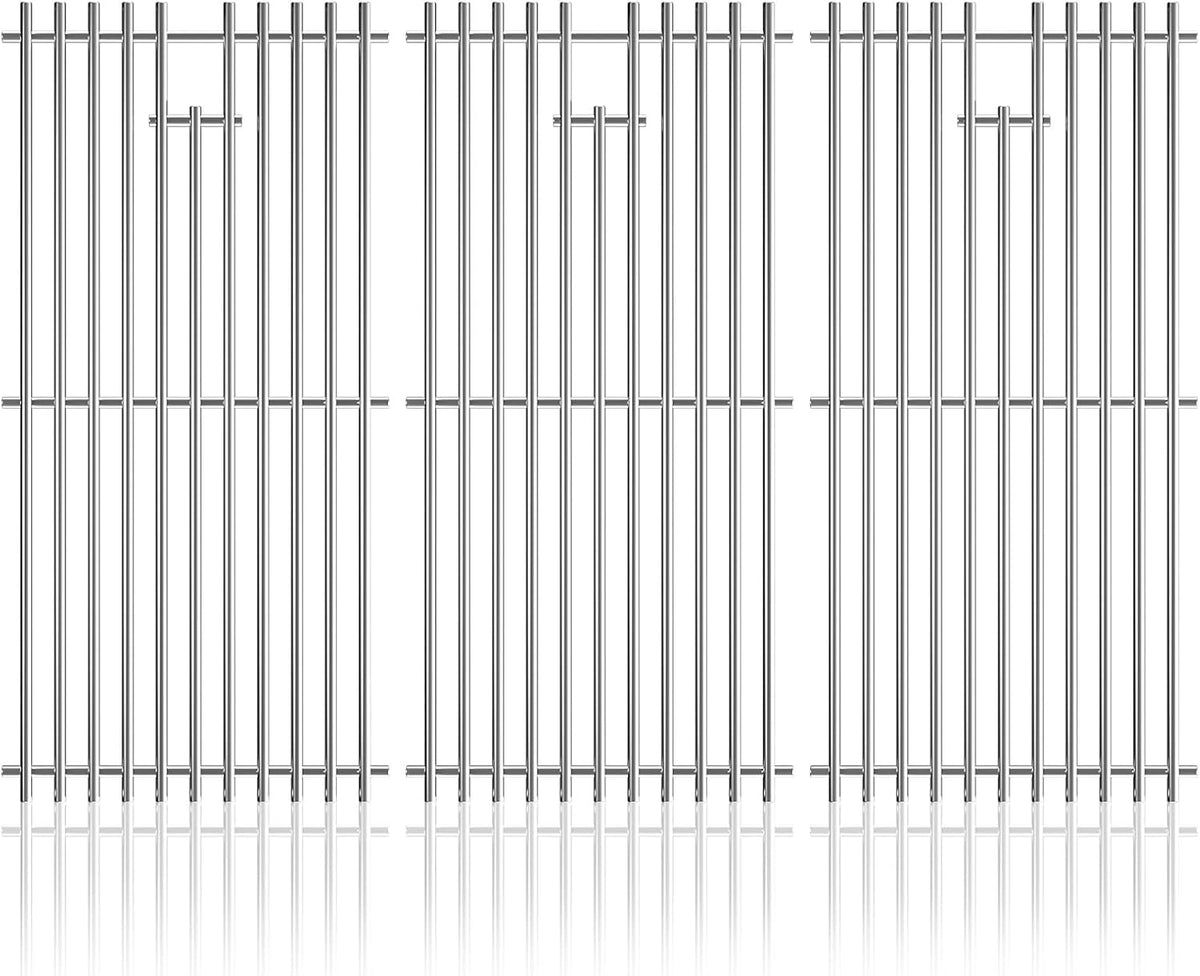 16 15/16 Inch Cooking Grates for Charbroil Advantage 463343015, 463344015, 463344116, G421-0008-W1 Advantage 3 Burner Gas 2 Coal Parts 463340516, Tru Infrared 463336016 Replacement Parts