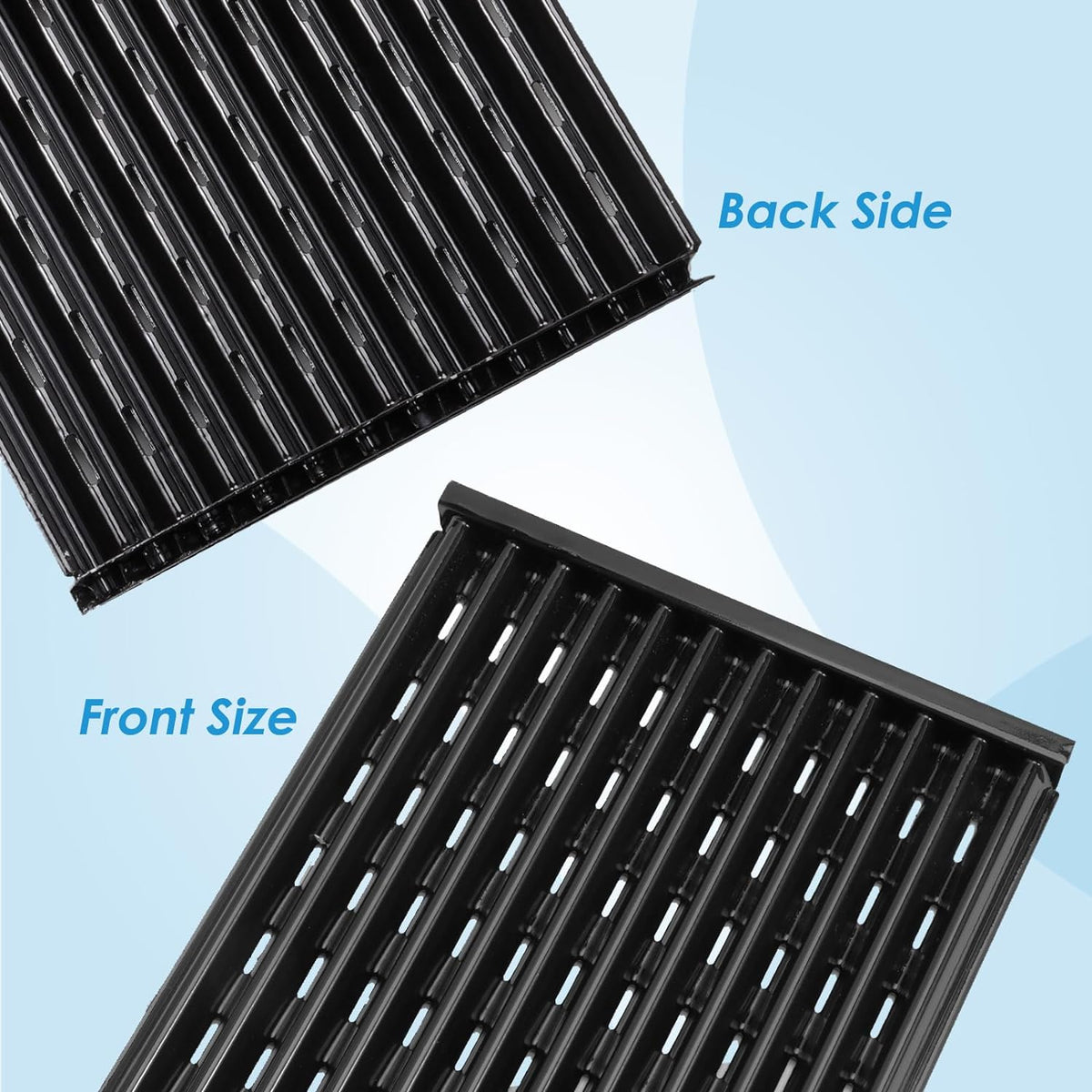 17" Grill Grate for Charbroil Performance TRU-Infrared 450 3-Burner 463370719 463371719 463371116 463371316 463371716, Porcelain Steel Emitter for Charbroil Grill Replacement Parts