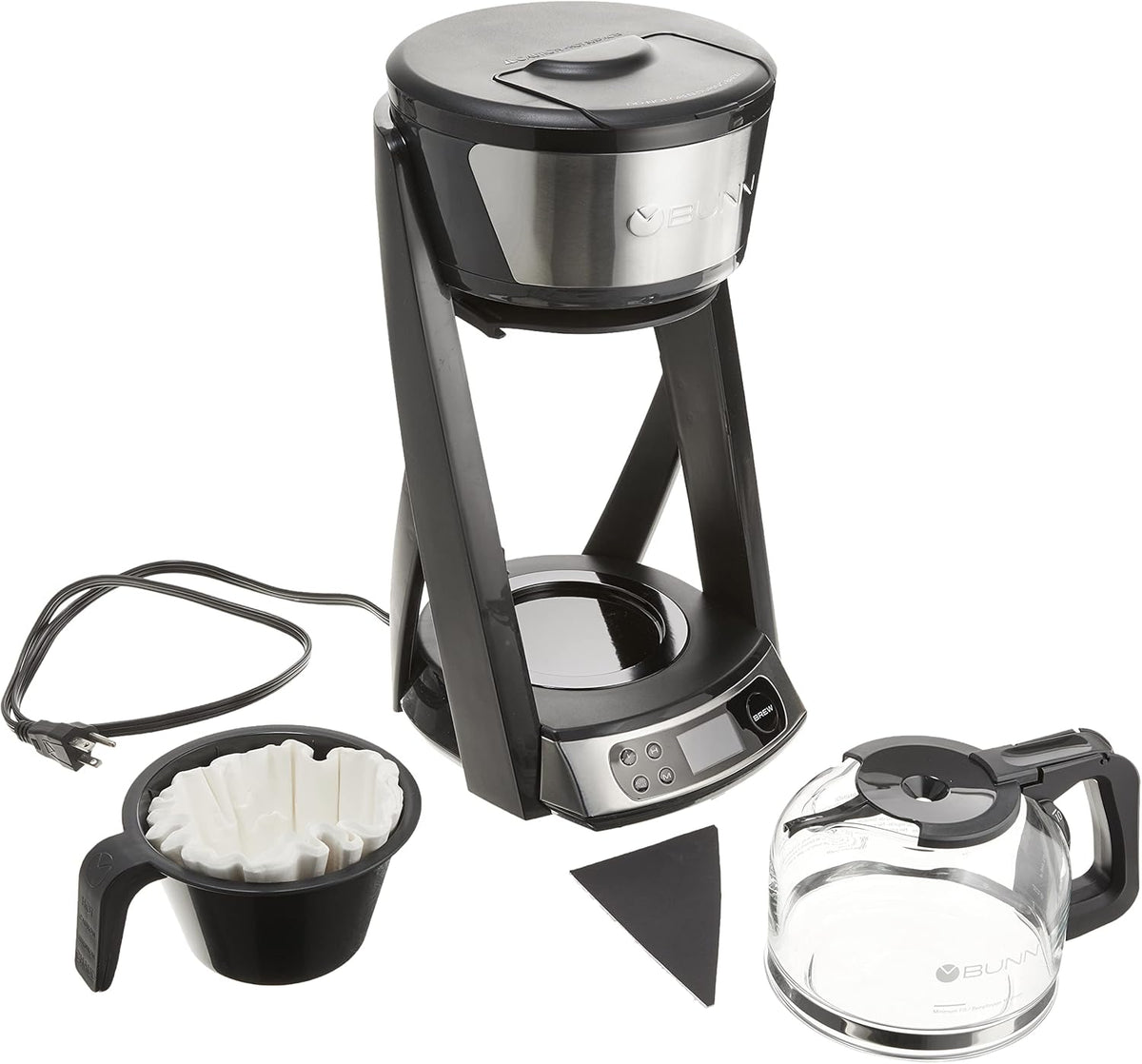 BUNN Heat N Brew Coffee Maker, 10-cup, Stainless Steel