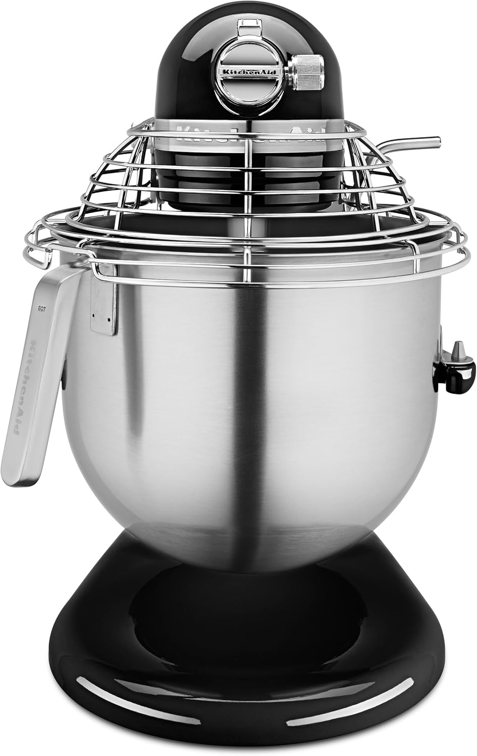 KitchenAid KSMC895OB 8-Quart Commercial Countertop Mixer with Bowl-Guard, 10-Speed, Gear-Driven, Onyx Black