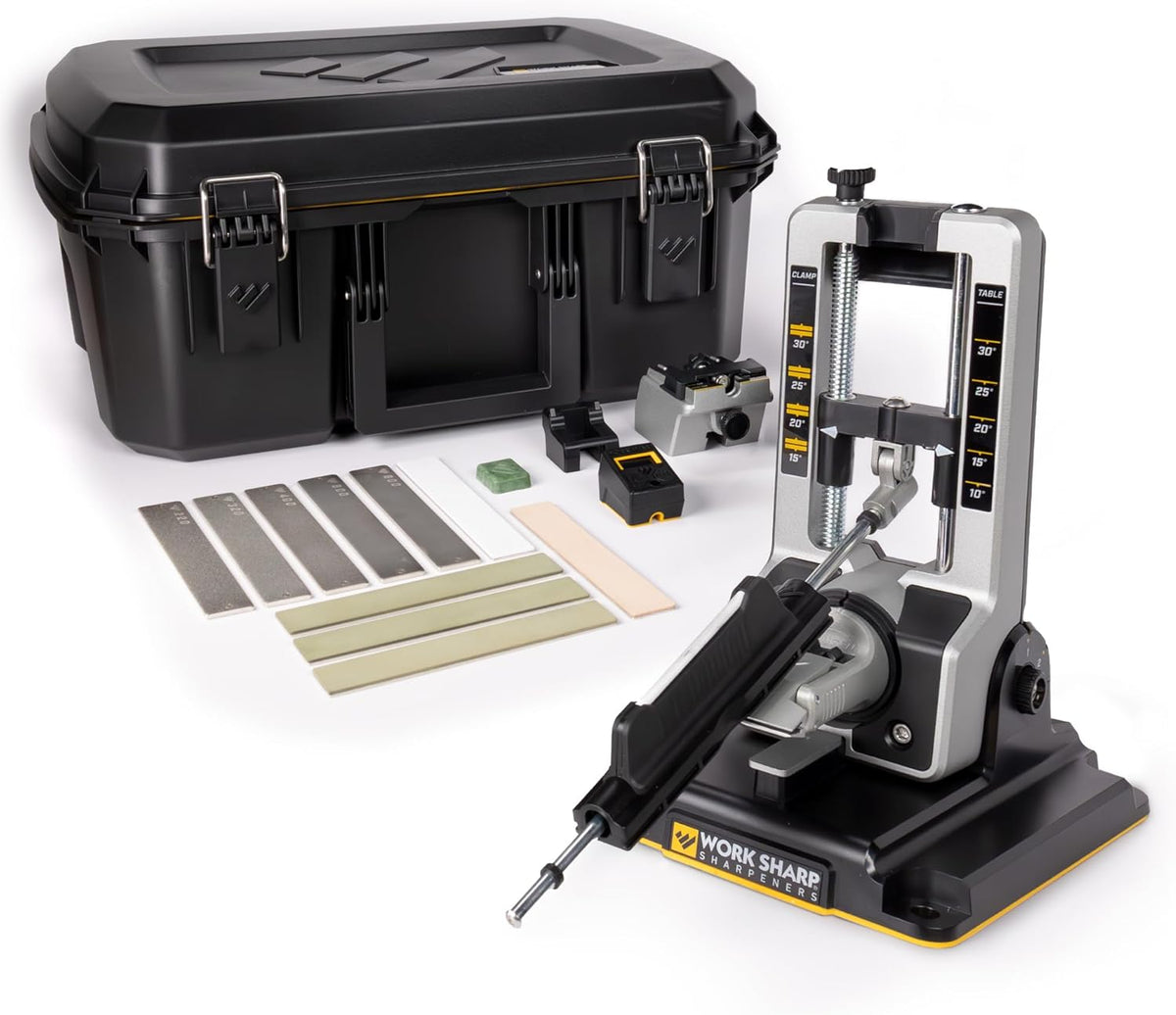 Work Sharp Professional Precision Adjust Elite Knife Sharpener Kit, Sharpen Every Knife You Own