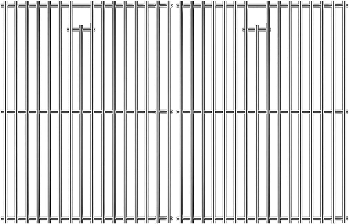 SF4362(2-Pack) 15" Cooking Grates Replacement for Broil King, Broil-Mate, Huntington, Sterling Gas Select Gas Grill Models, Stainless Steel Grill Grates