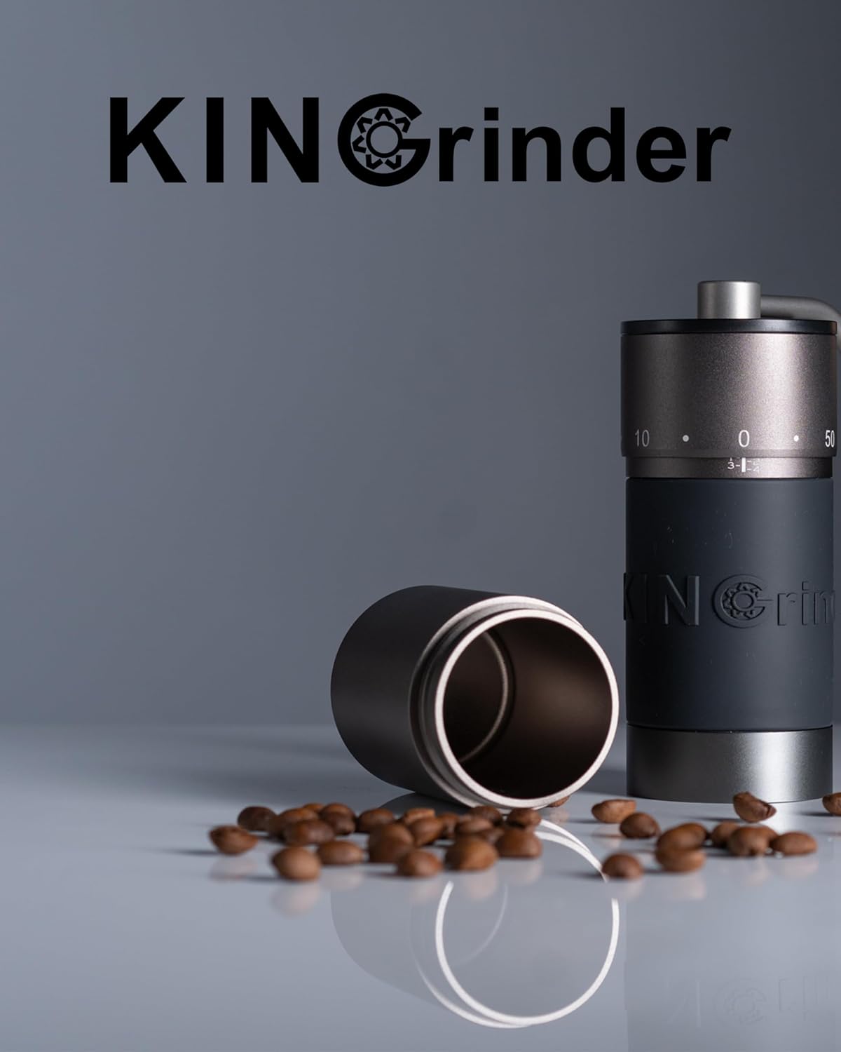 【Famous KOL Recommended】KINGrinder K6 Manual Hand Coffee Grinder with Straight Handle for French Press, Drip, Espresso with Assembly Consistency Stainless Steel Conical Burr Mill, 35g Capacity