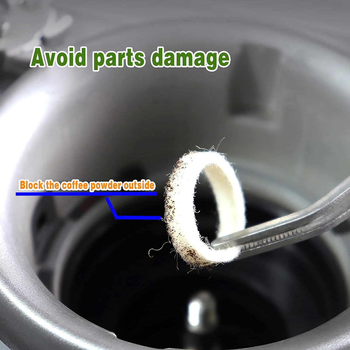 coffee Felt washers for espresso machine grinders Models include BES870 BES878 BES880 BES980 BES990 BCG600 BCG820