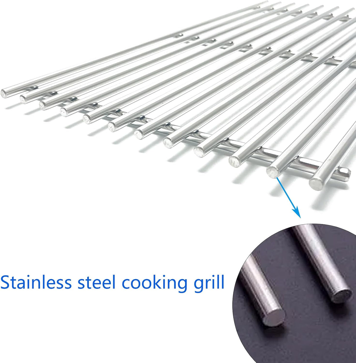 18" Stainless Steel Cooking Grates Replacement Parts for American Outdoor 30" Grill 30PC 30NB 30NBL 30NBT 30B-11 for AOG Grill 30 Inch Gas Grill