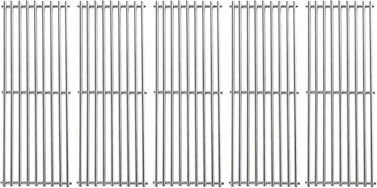 17-3/8” Stainless Steel 5 Grid Grates for Broil King Baron 540,590 590-S,Huntington 6133-84, 6133-87 6130-54, 6130-57 Broil-Mate 7130-64, 7133-64 Sterling 5130-54, 5130-64 Gas Grill