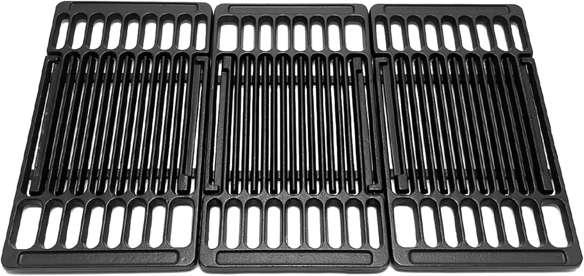 Cast Iron Cooking Grill Grates Replacement Adjustable Universal Extends from 14" to 20" Long, 8" Wide Each Adjust Expandable Cooking Grill Grids (3pack)