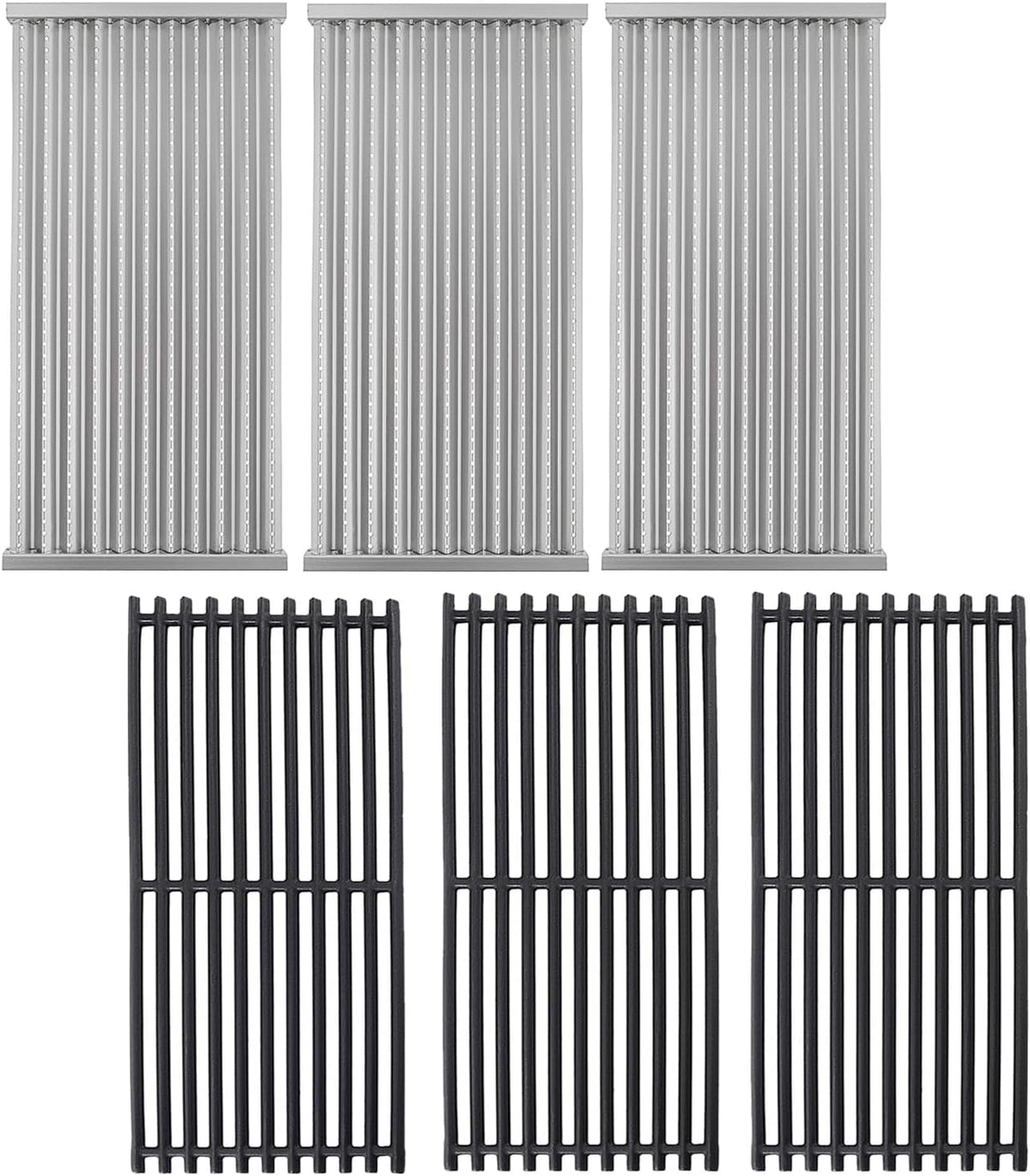 17" Grill Grates and Emitter for Charbroil TRU Infrared 3-Burner 463242516 466242515 466242516 466242615 466242616 463355220 463342420 Grill Parts for Charbroil Grill Replacement Parts