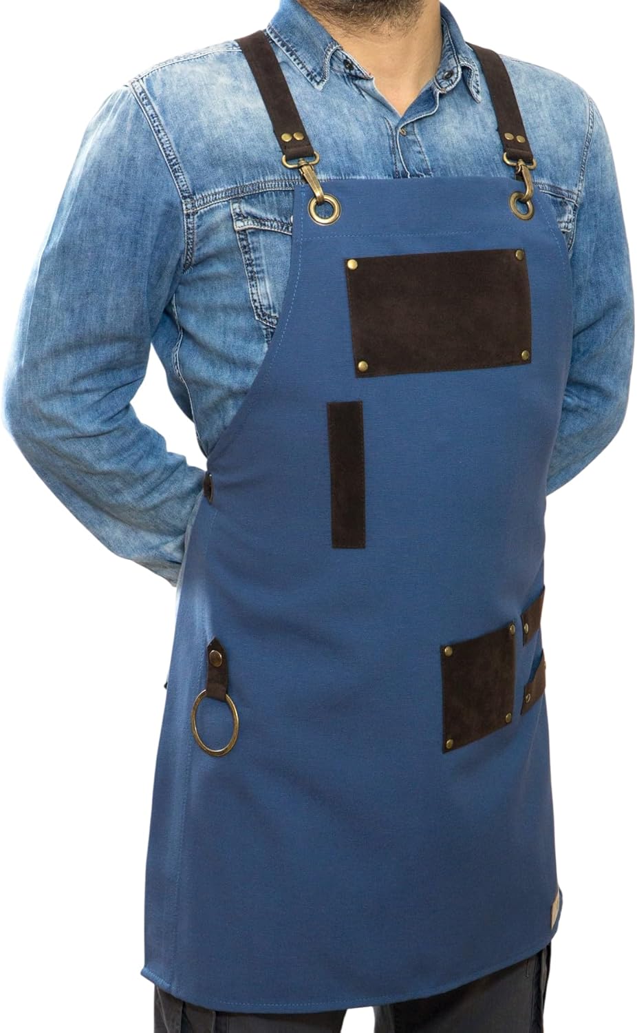 Men and Women Apron for Kitchen, Gardening, Artist, Chef, Work | Canvas, Waterproof, Adjustable Straps Unisex