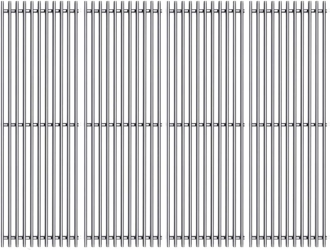 SF7241(4-Pack) 17 5/8" Stainless Steel Cooking Grid Grates Replacement for Kenmore 148.16656010, 148.23682310, 640-05057386-4, 90118. Master Forge SH3118B BG179A, BG179C Gas Grill