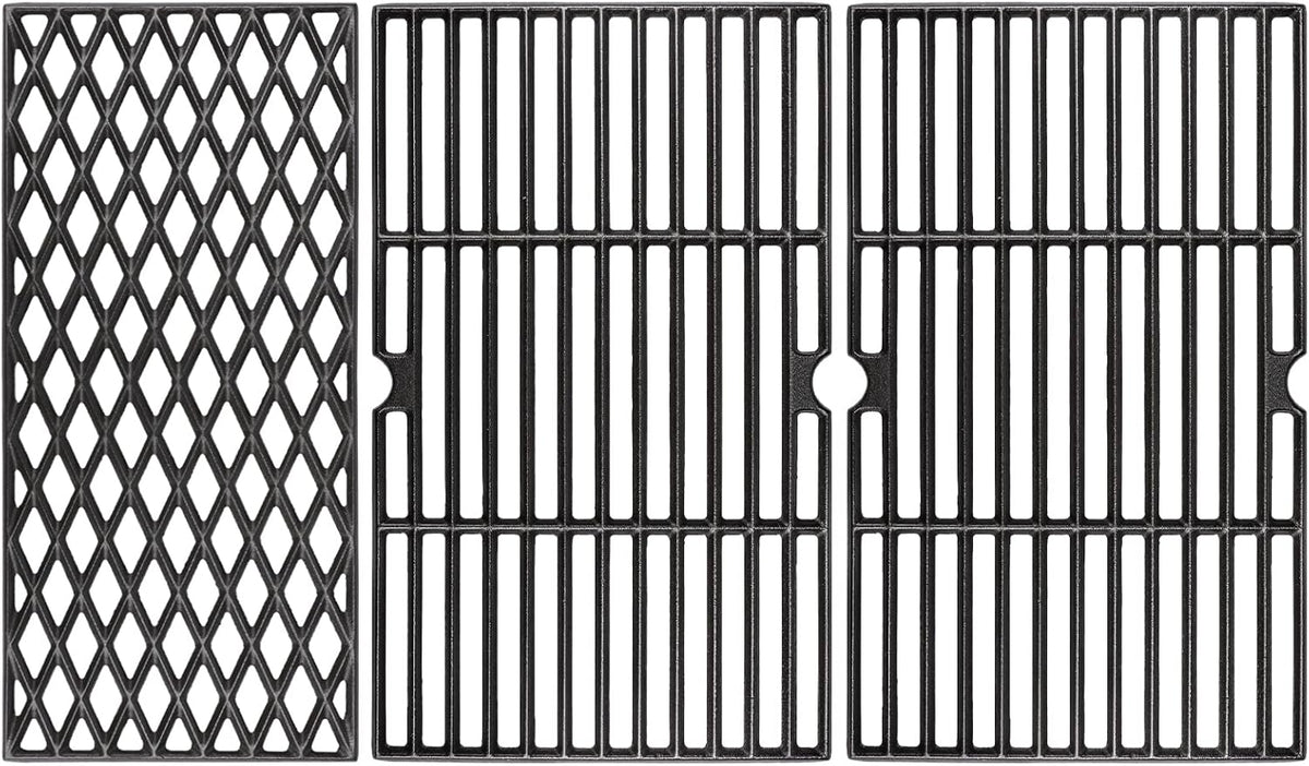 Uniflasy Cast Iron Cooking Grates for Dynaglo 4 Burner DGH450CRP DGH450CRP-D DGF493BNP, 5 Burner DGH474CRP DGH485CRP, Dyna-glo Grill Grate Replacement Part, 70-01-911 70-02-614 Grill Grate