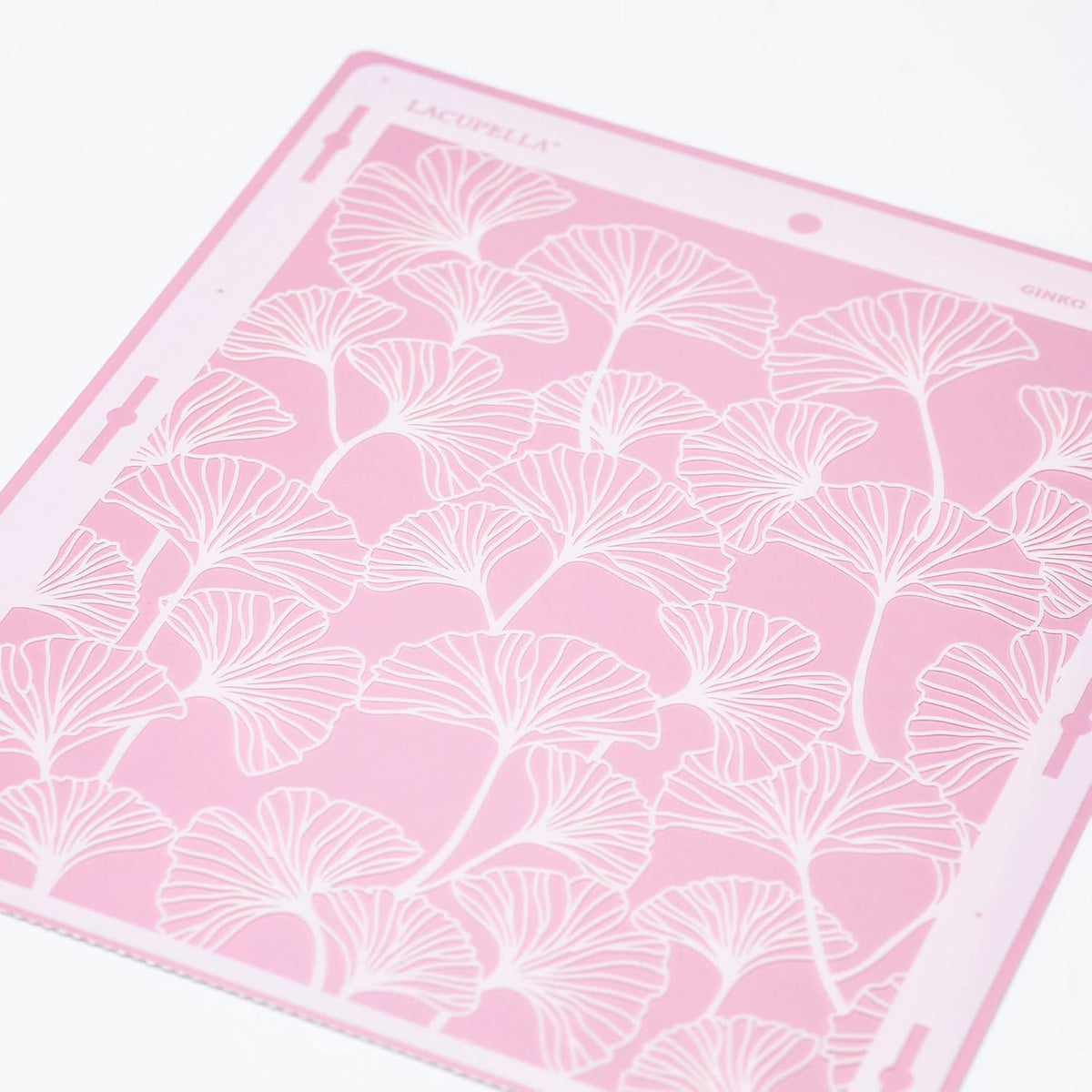Large Cake Decorating Stencil (Ginko) Ginkgo Leaves Pattern