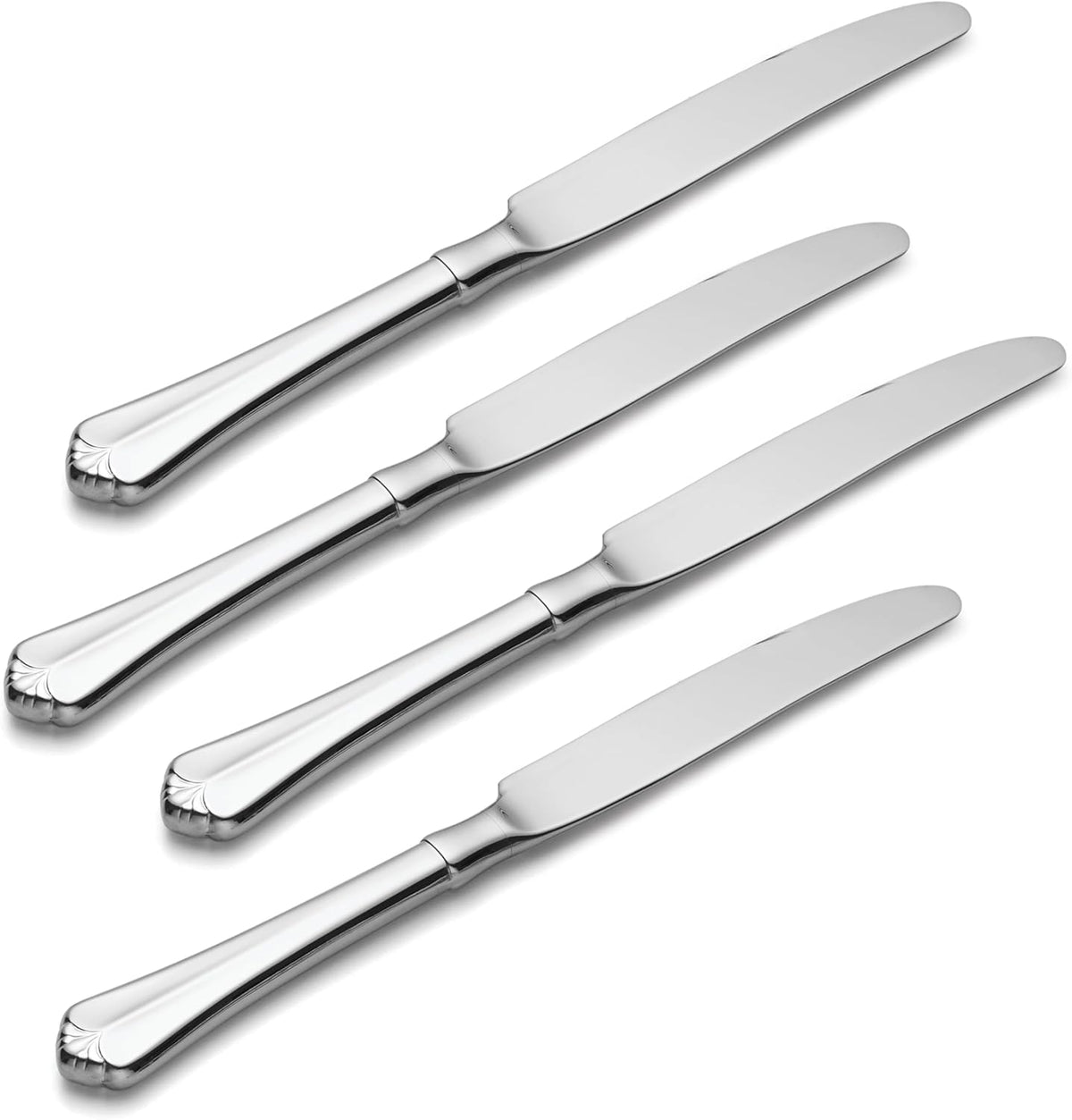 Oneida Juilliard Fine Flatware Dinner Knives, 0.65 LB, Metallic