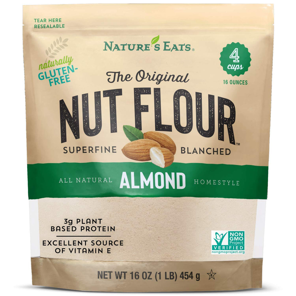 Nature's Eats Almond Flour Superfine Blanched, 16.0 Ounce