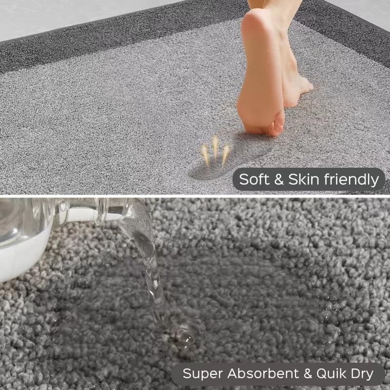 Machine Washable Kitchen Rug 32" x 72", Non Slip Indoor Door Rug, Absorbent Entrance Runner Rug for Bedroom, Hallway, Bathroom, Floor (Roll Packing)