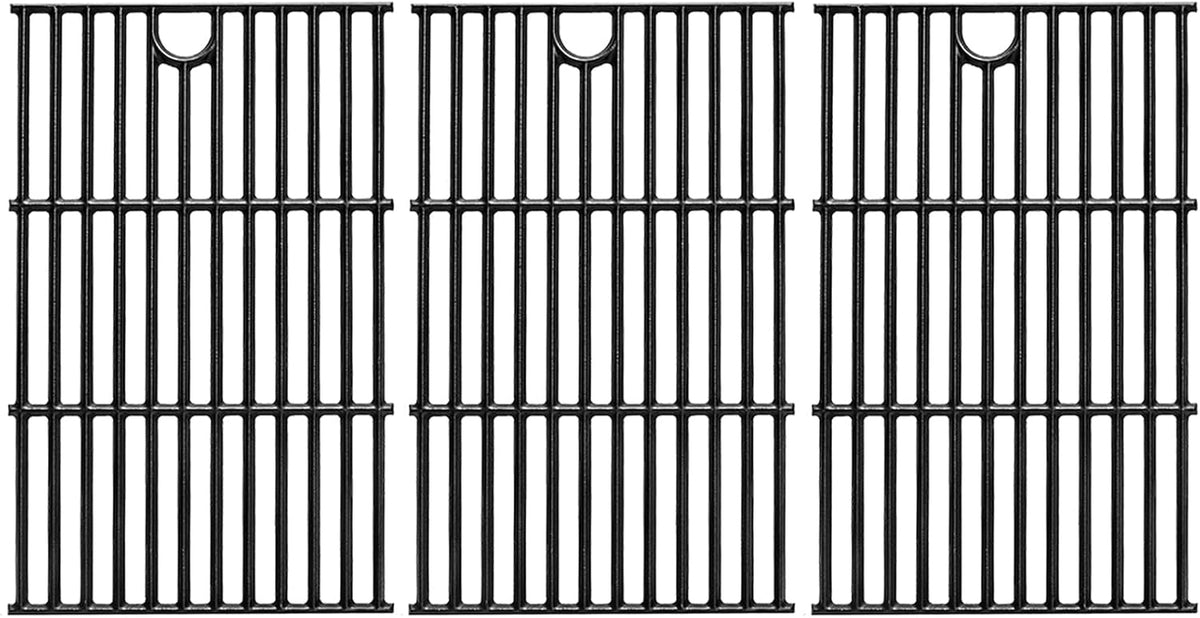 DELSbbq 17" Grill Grates for Charbroil Performance 6 Burner 463228622 463229021 463229521 463229521B 463284422, Cooking Grids for Charbroil Grills, Replacement Parts for G426-0005-W1, Cast Iron