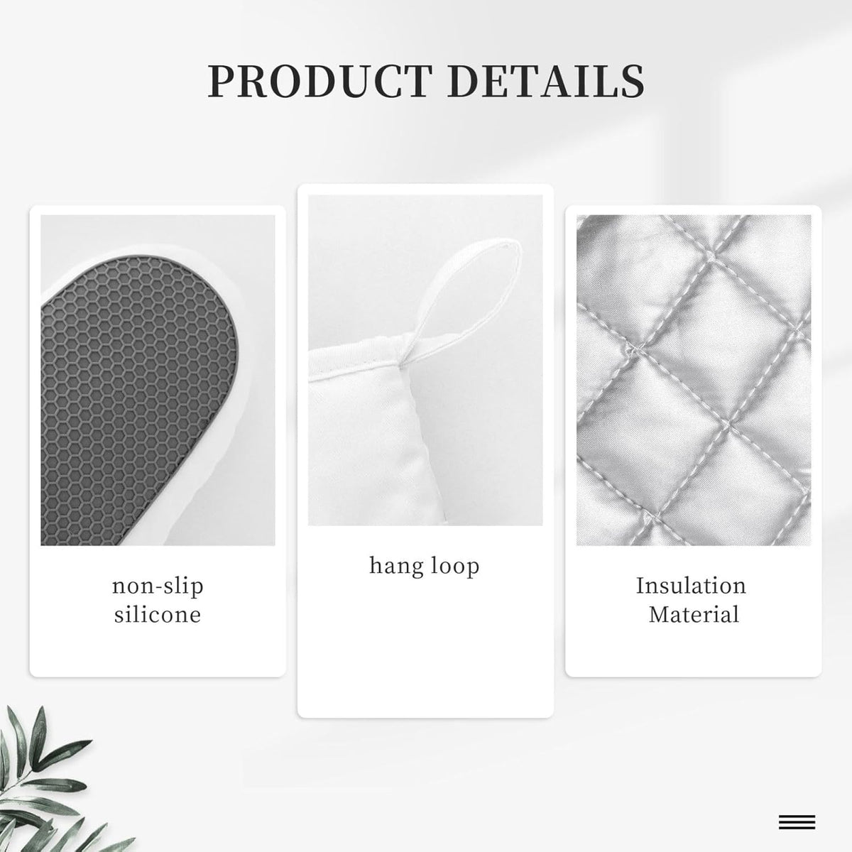 Mushroom Oven Mitts and Pot Holders Sets Silicone Vintage Mushrooms Kitchen Mitts Potholders Heat Resistant 4Pcs Oven Gloves Hot Pads for Kitchen Baking Cooking BBQ Grilling