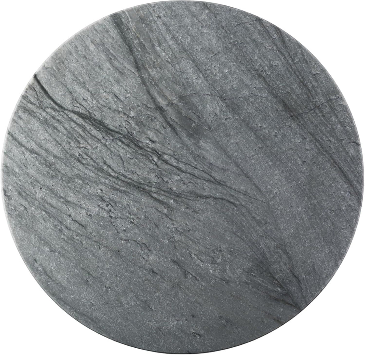 Koville Dark Grey Marble Pastry Cutting Board, 16" Large Marble Cheese Serving Board for Kitchen Countertop, Stone Tray for Baking, Charcuterie, Trivet, Dough Pastry and Stone Cutting Boards