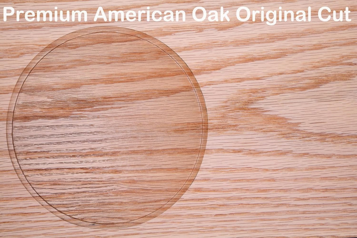 9" USA Oak Wood Lazy Susan Organizer Kitchen Turntable for Cabinet Pantry Table Organize