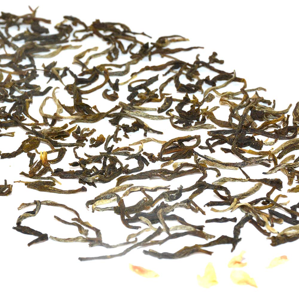 TIAN HU SHAN Premium Jasmine Green Tea Loose Leaf 8 Ounce (227g) Tin