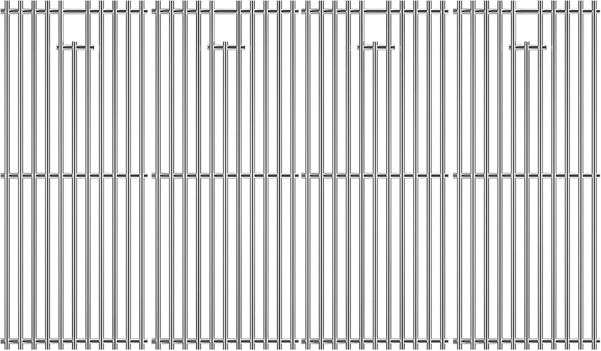 19 3/4" Stainless Steel Cooking Grates Replacement for Chargriller 2121, 2123, 2222, 2828, 3001, 3030, 3725, 4000, 5050, 5252
