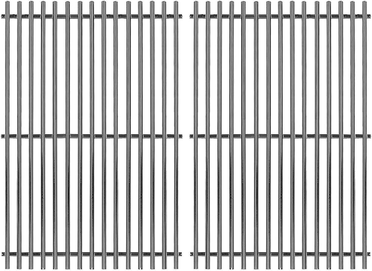 19.5" Stainless Steel Cooking Grates for Weber Genesis 300 Series, 19.5" Grill Grates Replacement Parts for Genesis E310 E320 E330 S310 S320 S330, Weber Genesis Grill Grates 7528/7524