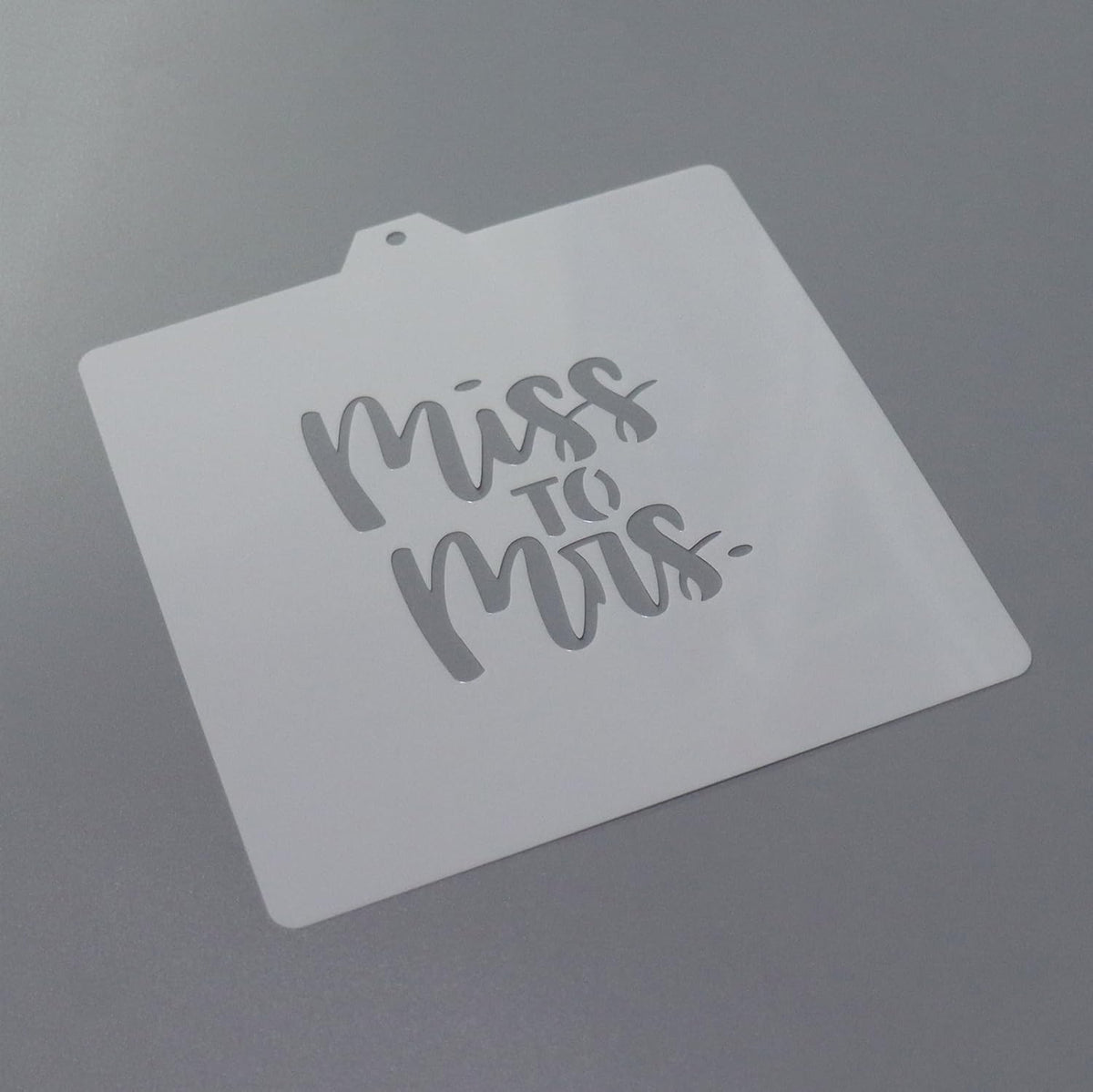 Wedding Cookie Cutter and Stencil Set Bundle Miss to Mrs Bachelorette Wedding Bridal Plaque Cookie Cutter or Stencil (Miss to Mrs)