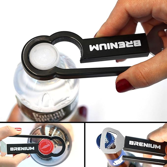 Multifunctional Bottle Opener for Water and Beer Bottle, Plastic Water Bottle, Twist-Off, for Weak Hands, Seniors, Elderly, Rheumatoid Arthritis, Bottle Gripper, Ergonomic