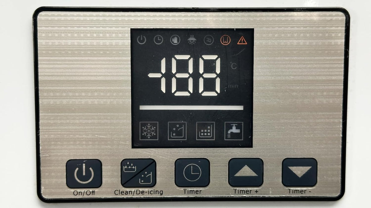 Commercial Ice Maker Machine, 660 lbs Daily Production, 300 lbs Storage, Digital Control Panel, Stainless Steel CIM-3040F