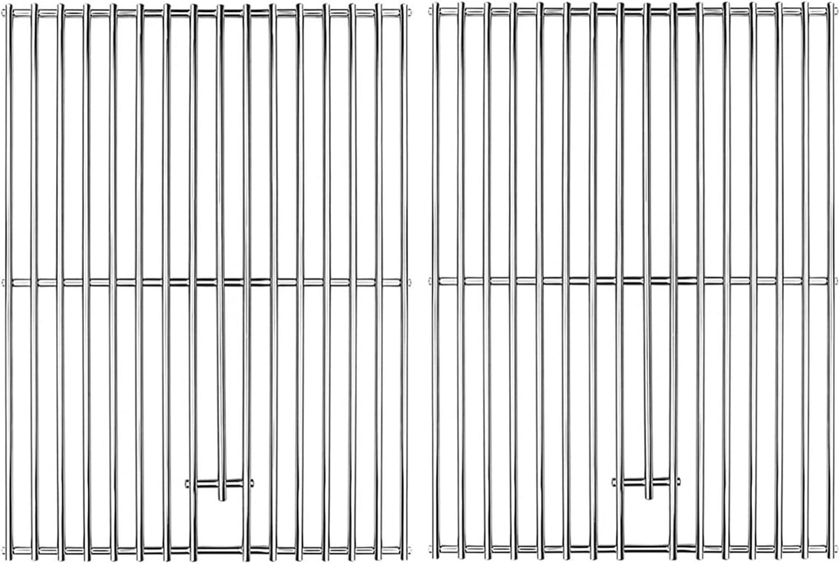 17" Grill Grates for Nexgrill 4-Burner 720-0830H 720-0783E Nexgrill Replacement Parts 5 Burner 720-0888N 720-0888 720-0697, Cooking Grate Grill Parts for Kenmore, Uniflame and More