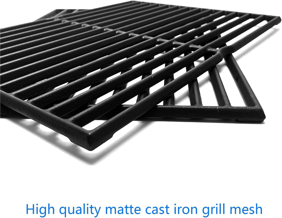 15" Cast Iron Grid grates Replacement Parts for Weber Spirit E200 S-200 Spirit E-210 Spirit S-210 Spirit 500, Genesis Silver A Gas Grills 7522 7521 7523 65904 65905