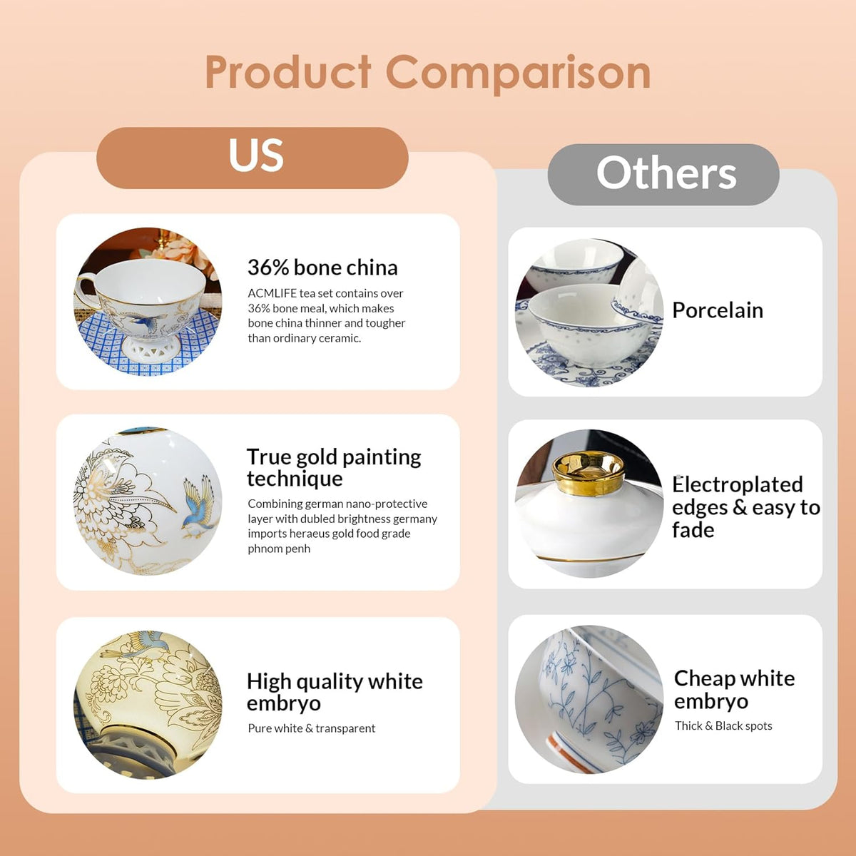 ACMLIFE Tea Set for Adults- Fine China Tea Set for 6, 21-Piece Vintage Coffee Set English Porcelain Tea Pot Sets for Adult Tea Party for Women Gift (blue, Extra Large set 21)