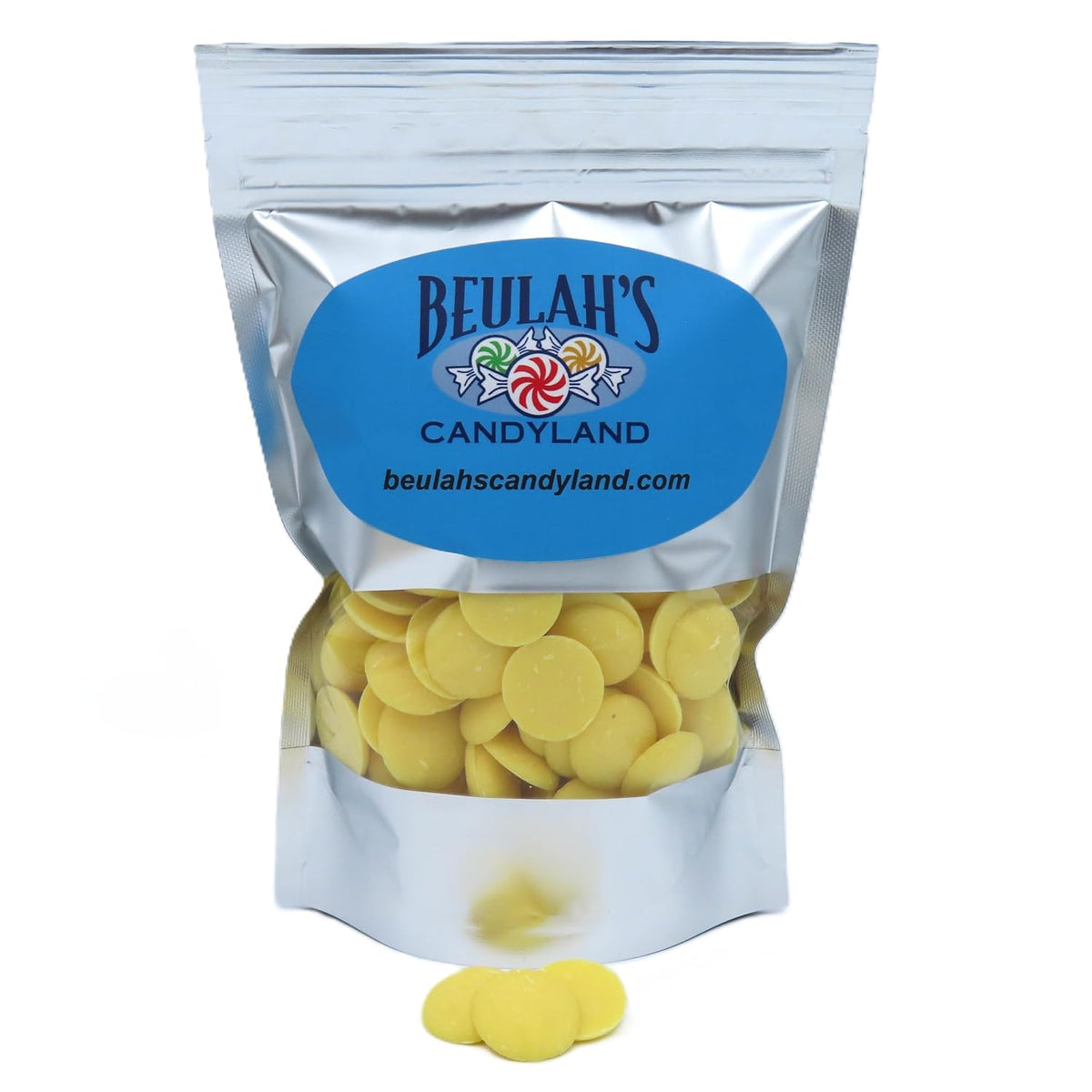 MERCKENS Coating Wafers, Yellow Melting Chocolate, 1 Pound Package