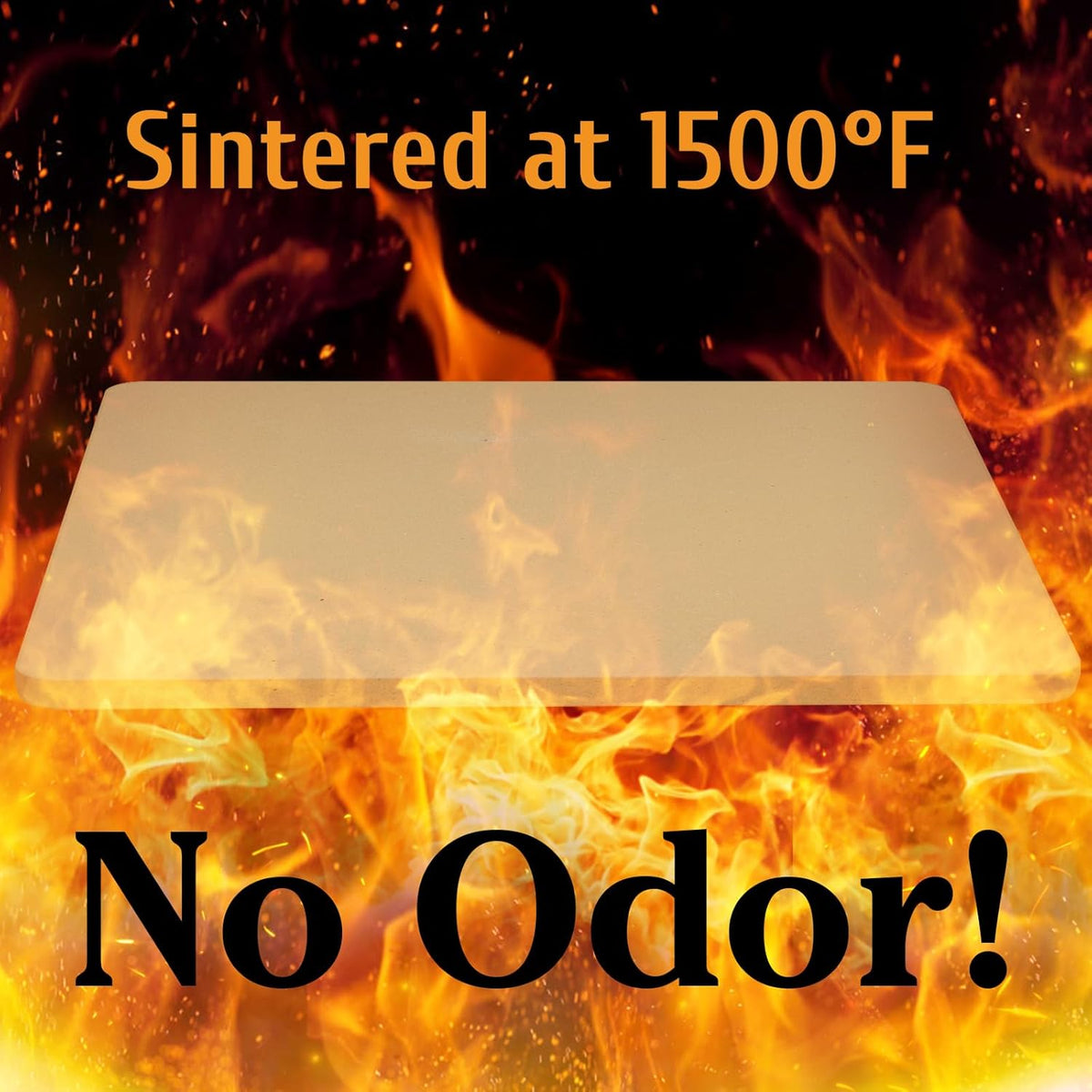 Extra Large Pizza Stone 22" x 14",Cooking Stone for Grill Rectangular, Baking Pizza Stone for bread, Ideal for Grilling Baking Several Sizes of Pizzas