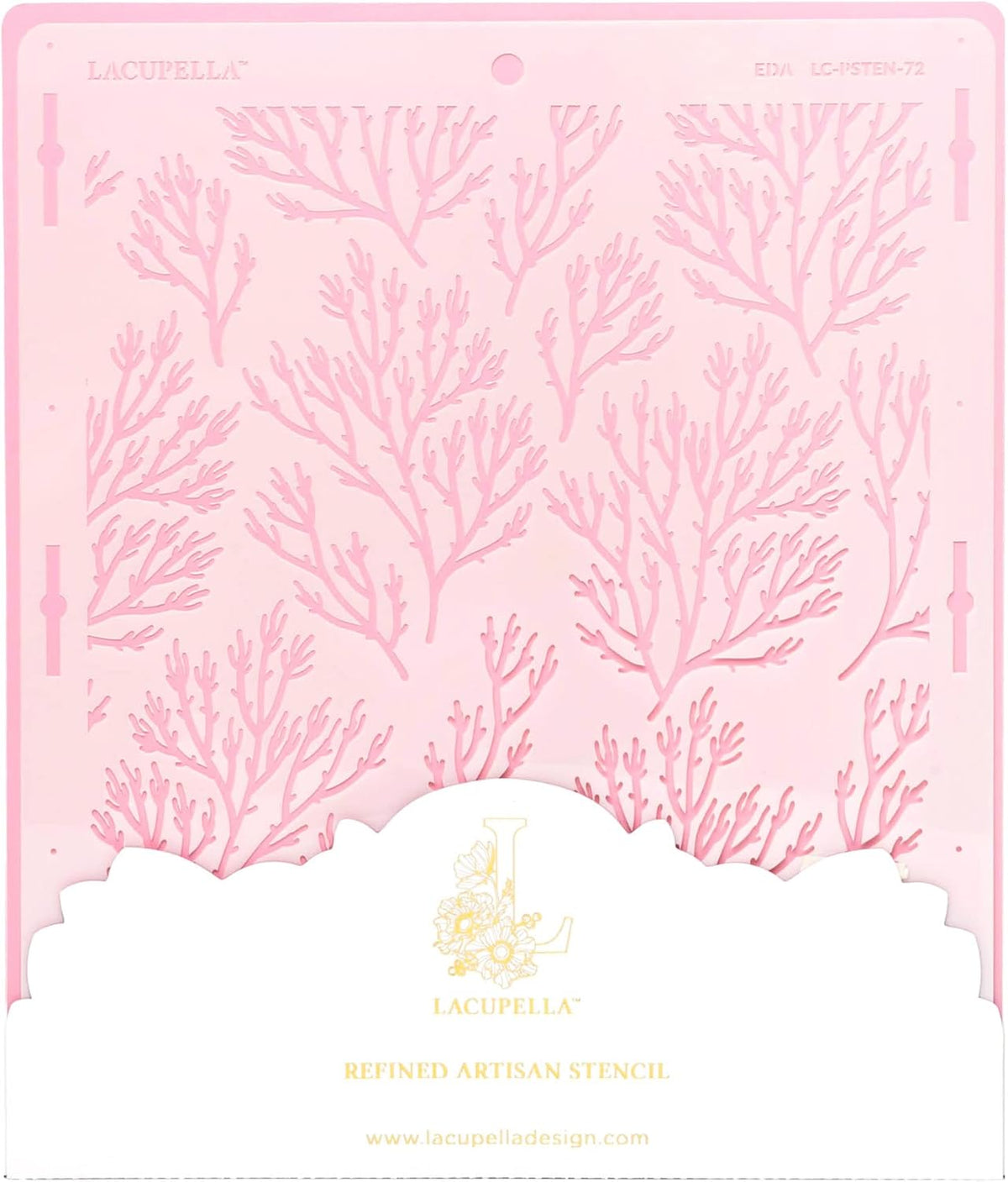 Cake Decorating Stencil for Tall Buttercream Cake, Royal Icing, Ganache, Paint, Airbrush (EDA)