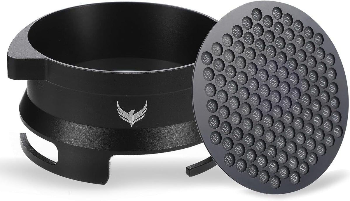 54mm Breville Portafilter Attachment Set Includes The Dosing Funnel and 3pcs Puck Screen, Complete Espresso Tool Kit - Grinder Trigger Portafilter Funnel, 54mm Puck Filter